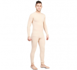 Flesh-colored jersey or jumpsuit for adults