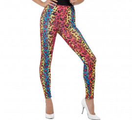 Leopard print leggings Multicolor