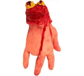 Amputated Hand without Finger with Blood
