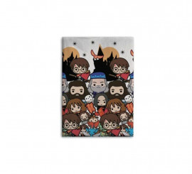 Harry Potter Fleece Blanket Chibi Characters