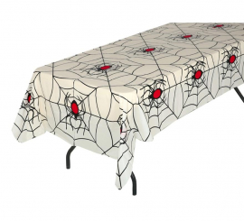 Cobwebs Plastic Tablecloth 135x270 cm