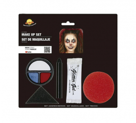 Maquillaje de Arlequina malvada