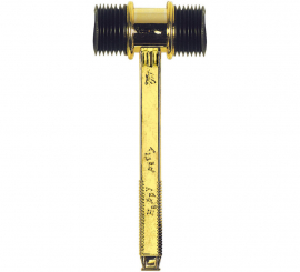 Golden Metalic Sounding Hammer 'Happy Party' 24 cm. for New Year's Eve