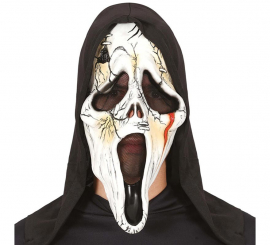 Latex Hooded Killer Mask