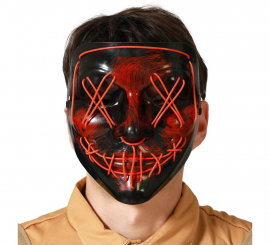 Red Assassin Mask with LED Light