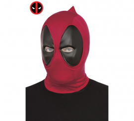 Adult Deluxe Red and Black Deadpool Mask