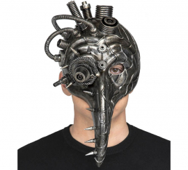 Steampunk-Doktormaske der Silberpest