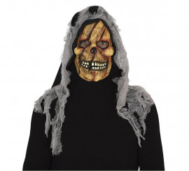 Scar Skeleton Mask with pvc hood