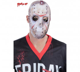 Maschera bianca hockey horror jason venredi 13 in plastica spaventosa  Halloween