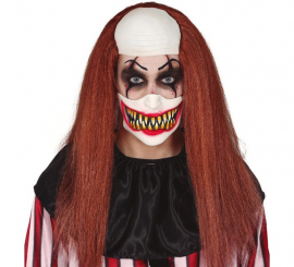 Clown Half Face Mask