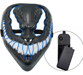 Monster Mask with Blue LED