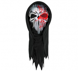 Máscara de Muerte Sangrienta con Capucha