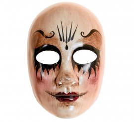 Máscara de Mujer Inquietante Comedia del Arte