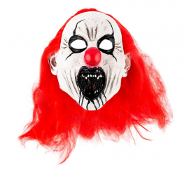 Masque de clown tueur hurlant en latex