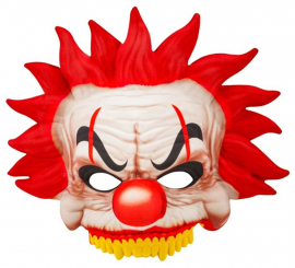 Máscara de Payaso Asesino sin Barbilla
