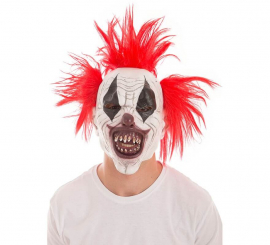 Clownsmaske mit Rauten