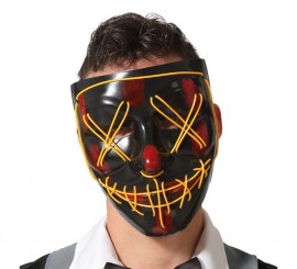 Murderer PVC Maske mit Licht