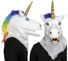 Unicorn Mask with Jaw Movement