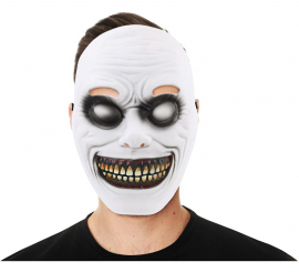 Weißäugige Zombiemaske