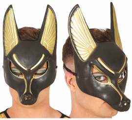 Adult PVC Egyptian Anubis Mask