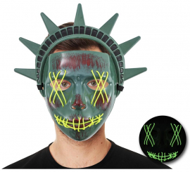 Statue of Liberty Mask with Light Tube