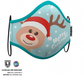 Christmas reindeer adult hygienic mask