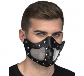 Schwarze Steampunk Maske