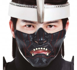 Japanische Krieger-Halbmaske