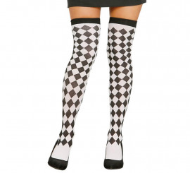 Arlequina rhombus stockings