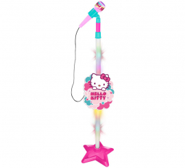 Micrófono de Pie Hello Kitty con Amplificador