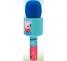 Micrófono Peppa Pig Inalámbrico Bluetooth con Luz