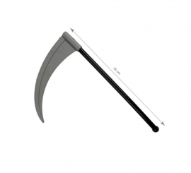 Mini Gray Scythe 35 cm