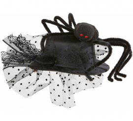 Mini chapeau avec araignée
