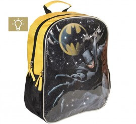 Mochila escolar com Batman Light 31x41x13 cm