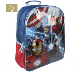 Avengers School Backpack with Light 31x41x13 cm