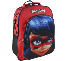 Ladybug School Backpack with relief 31x41x13 cm