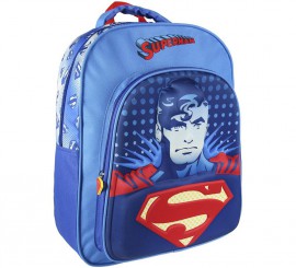 Superman School Backpack with relief 31x41x13 cm