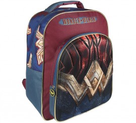 Wonder Woman School Backpack with relief 31x41x13 cm