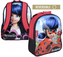 Ladybug Reversible School Backpack 31x38x13 cm