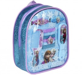 Frozen backpack with hair accessories