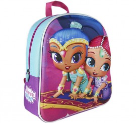 Shimmer And Shine Children's Backpack with embossing 25x31x10 cm