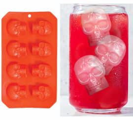 Skull Shaped Ice Cube Mold 21x12 cm