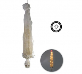 Decorative mummy hanging upside down with light 89 cm