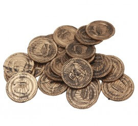 Pirate or Thief imitation gold coins