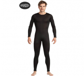 Black spandex underwear jumpsuit for men