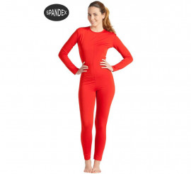 Mono interior de spandex Rojo para mujer