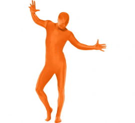 Orange second skin jumpsuit