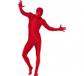 Red second skin jumpsuit