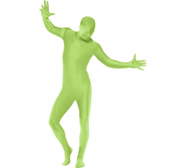 Green second skin jumpsuit