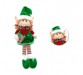 61 cm Sitting Smiling Elf Doll